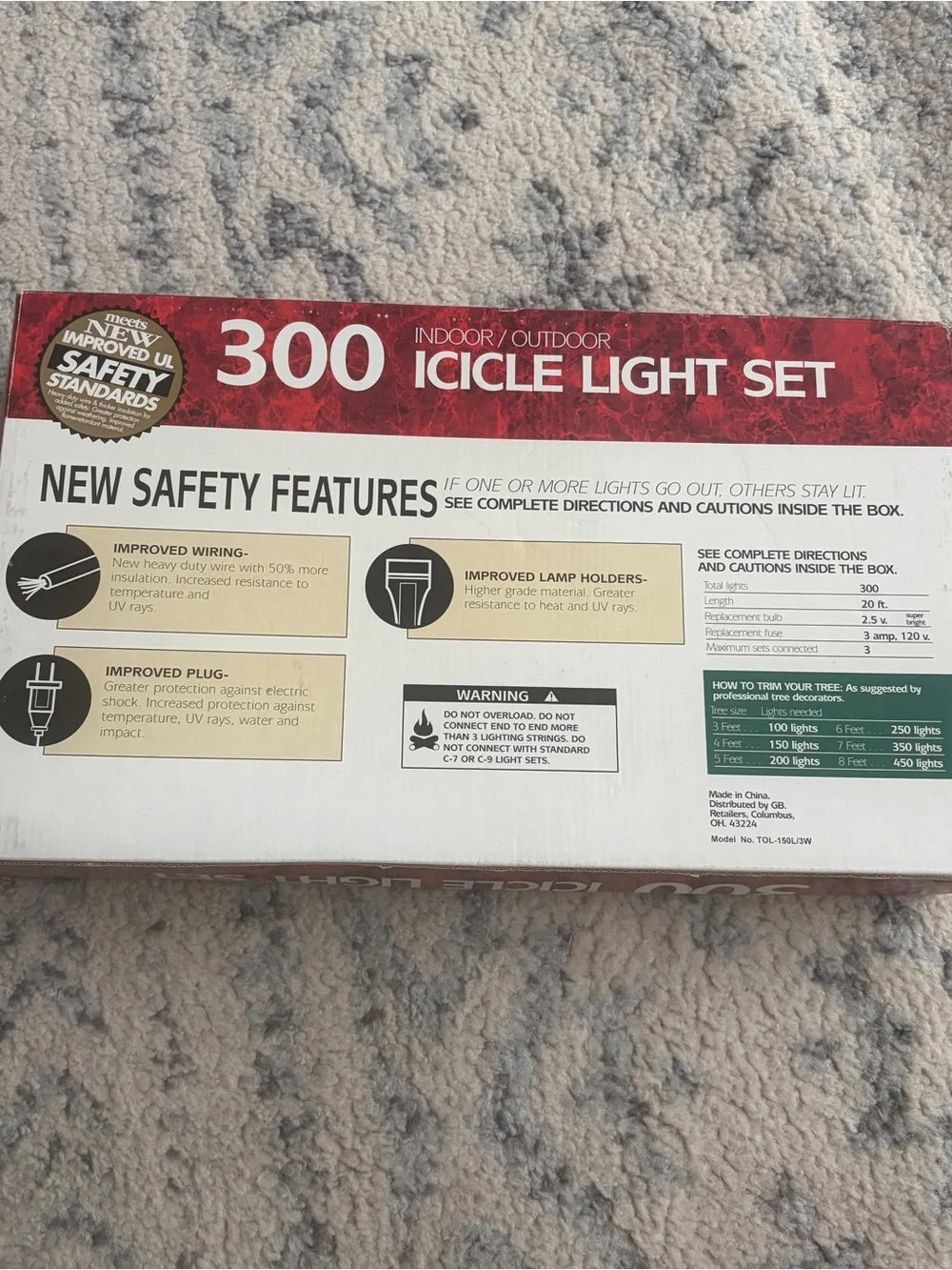 Vintage Lot 2 Wonderland Tradition Indoor Outdoor 400 Icicle Lights Christmas